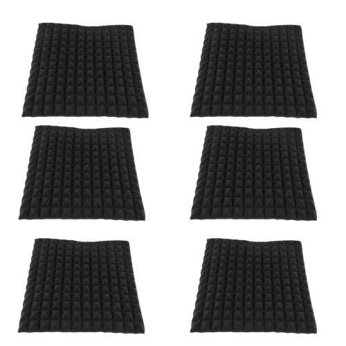 6 paneles acústicos de espuma para estudio con cuñas absorbentes de sonido 1