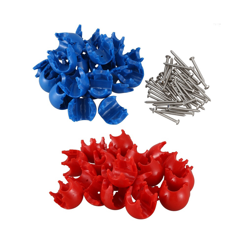 20 Pezzi Di Rete Per Arrampicata Da 16 Mm Con Connettore In Plastica E Fibbia Per Rete Accessori