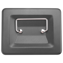 Metallinen kolikkolaatikko numerolukolla 15 x 12 x 7,7 cm (musta)