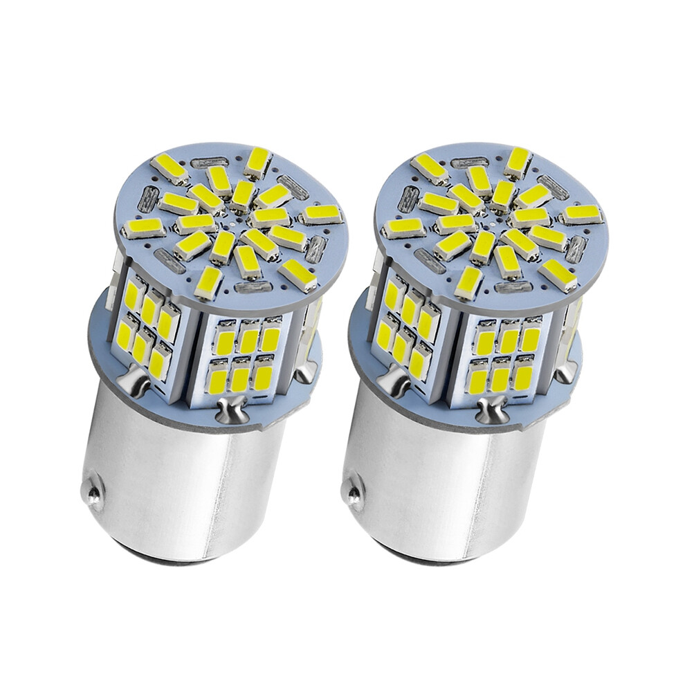 1157 Led Bulb 54Smd 1080 Lumens, 7528 2357 2057 Led Bulbs White/Light 4853476897102