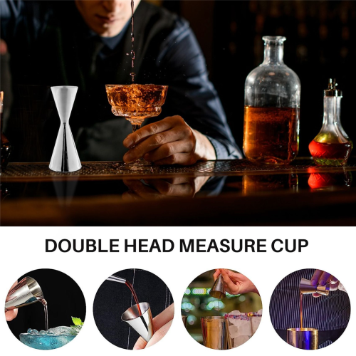 Double Head Bar Party Wine Cocktail Shaker Jigger 60Ml 2