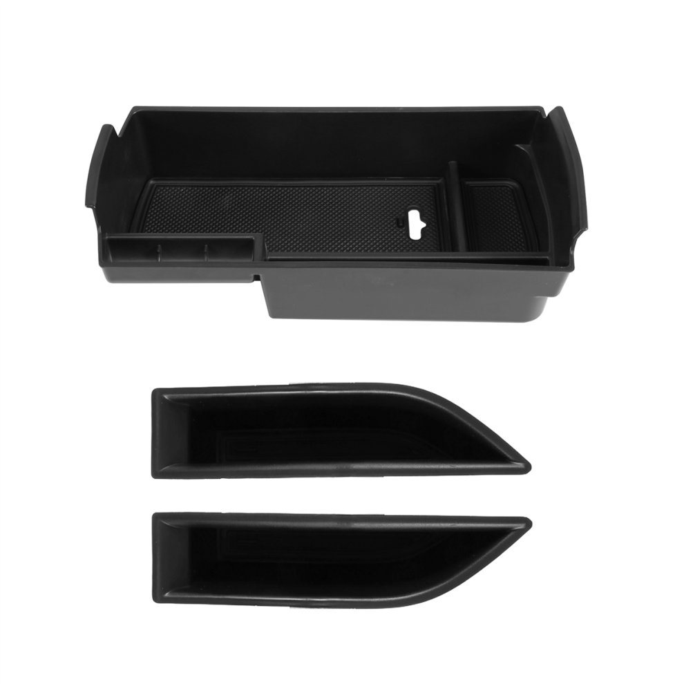 Armrest Storage Box, For 3008 3008Gt 5008 2017-2020 Black 4853476803608