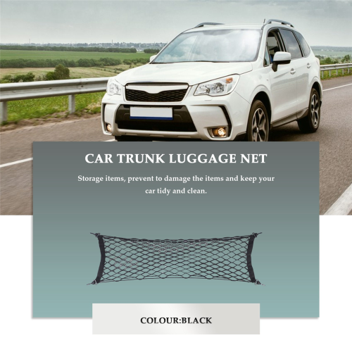 Auto Kofferraum Gepäcknetz Hinten Cargo Mesh Net Lagerung Elastische Halter 2