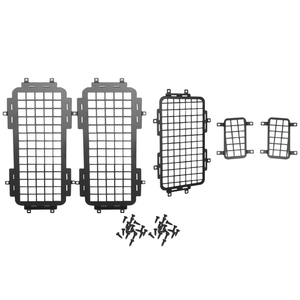 Per Mn D90 D99S MN99S 1/12 Rc Car Parts Rete Metallica Per Finestrino Posteriore Laterale