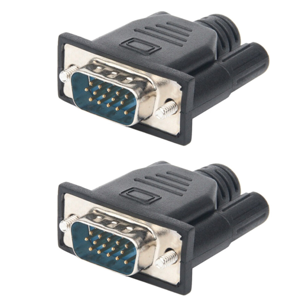 2Pcs Vga Display Adapter Male Dummy Plug Edid Headless Ghost Emulator 4853476809693