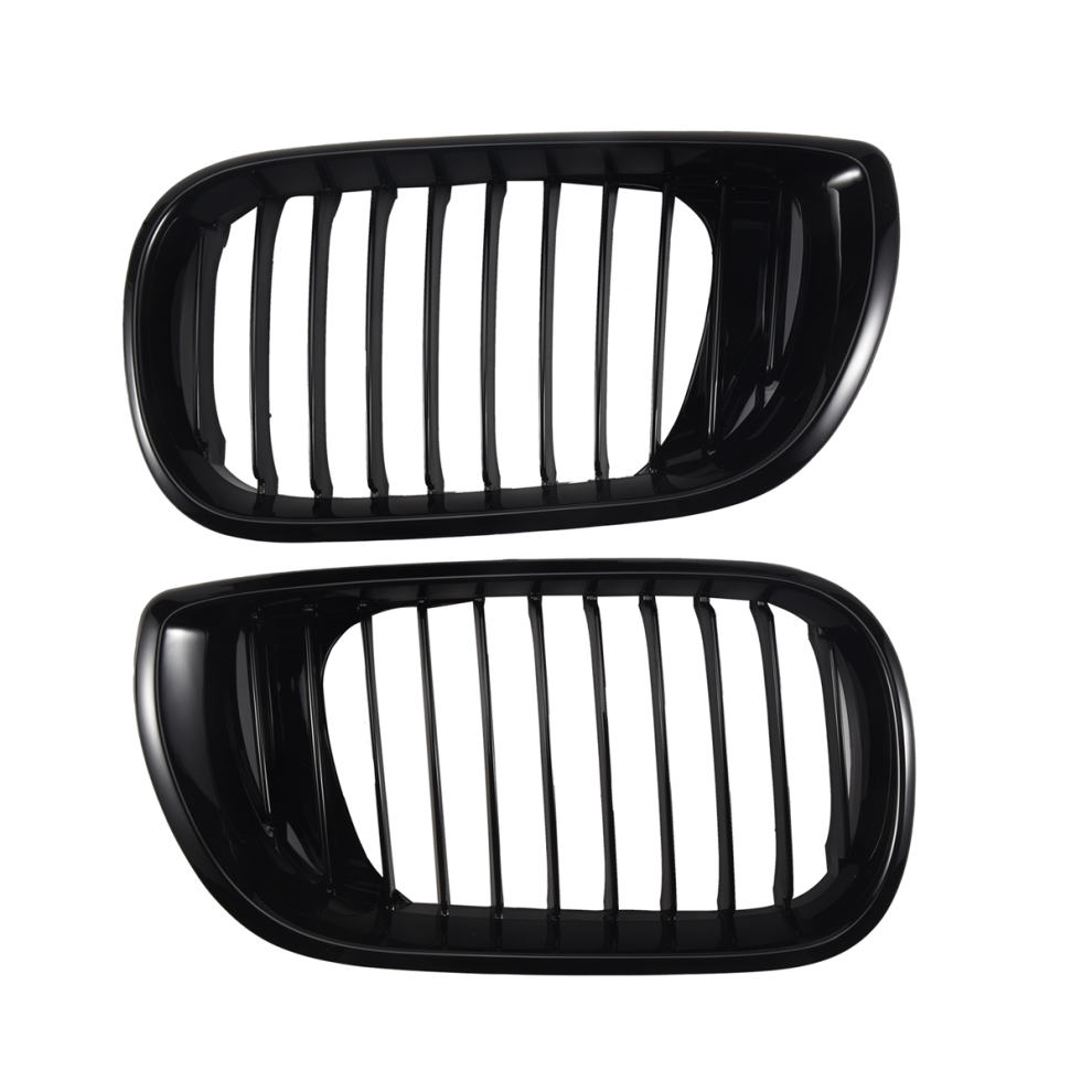 Griglia Anteriore A Doppio Rene Nera Lucida Per E46 Serie 3 2002-2005
