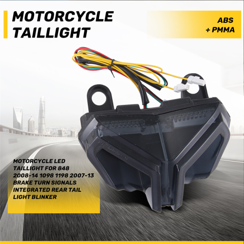 Πίσω φως LED μοτοσικλέτας για 848 2008-14 1098 1198 2007-13 2