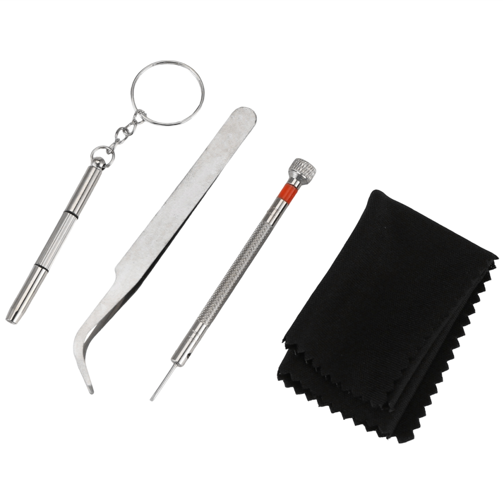 Eyeglass and Sunglasses Repair Kit, with Screwdrivers for Glasses
