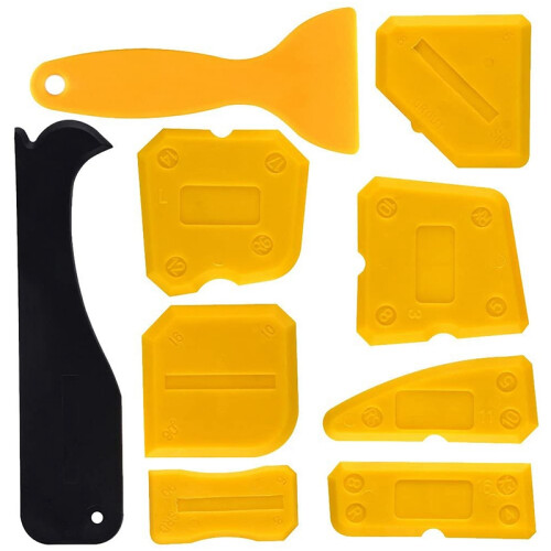 9-delige siliconenkit schraper gladmakende tool kit