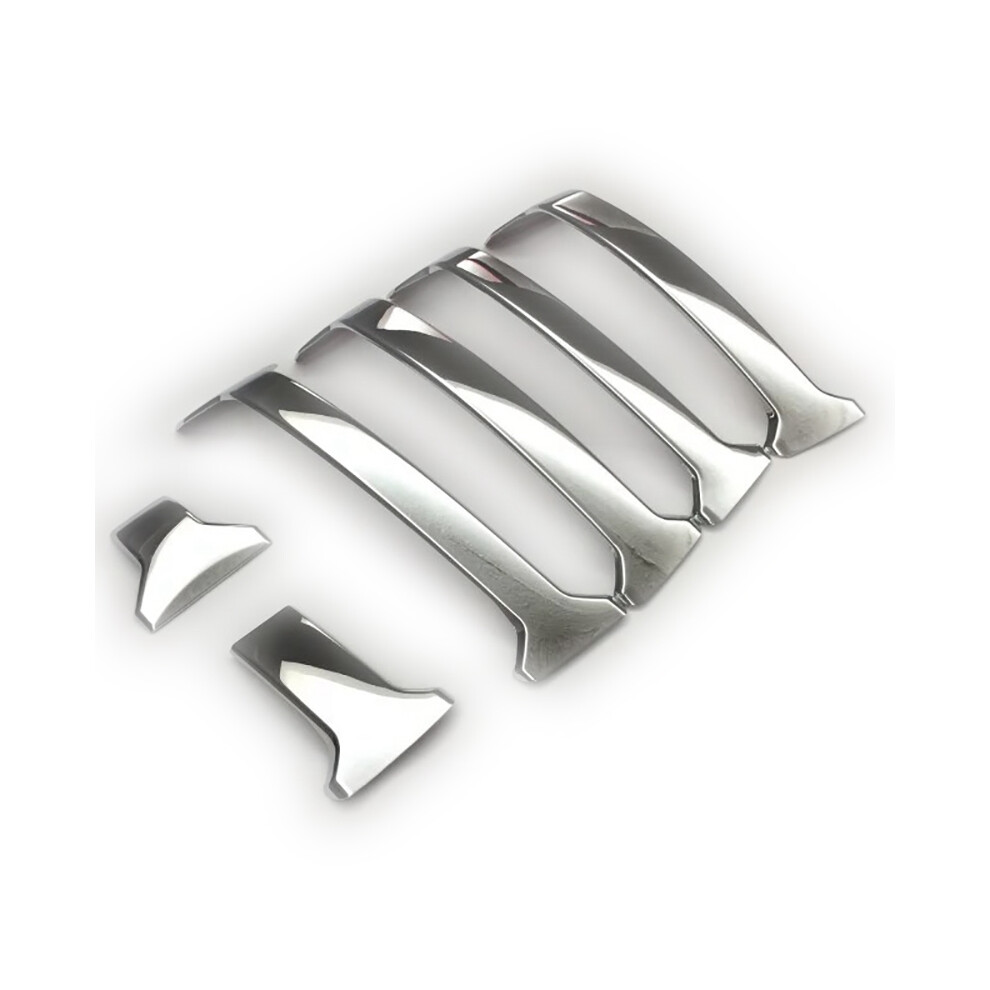 Front Bumper Grille Strips Bumper Protector Trims For Chrome Silver 4853476820926