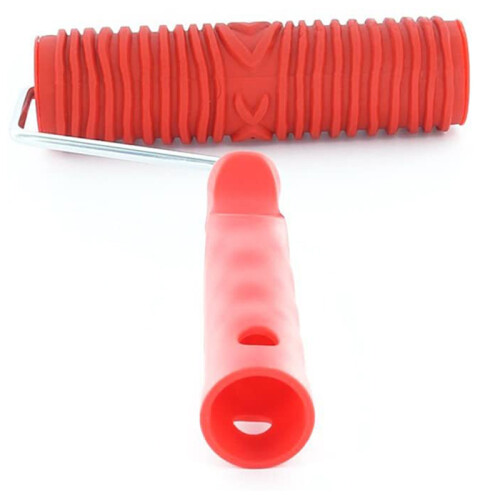 7 Inches Paint Roller DIY Wall Decoration Tool for Wood-Grain Design 2