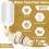 3 Pack Float Valve for Automatic Waterer Bowl Goat Water Supplies 3