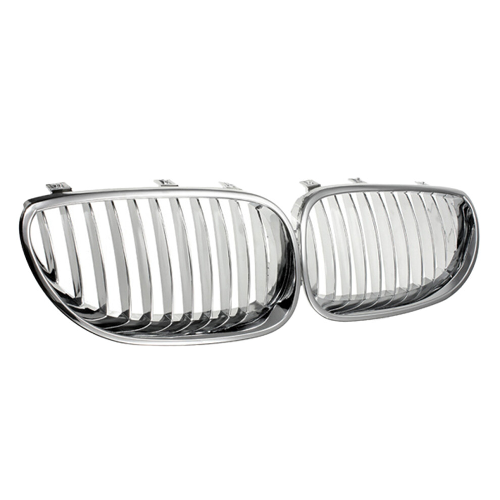 Front Bumper Chrome Sport Wide Kidney Grille Grill For- E60 E61 4853476824474