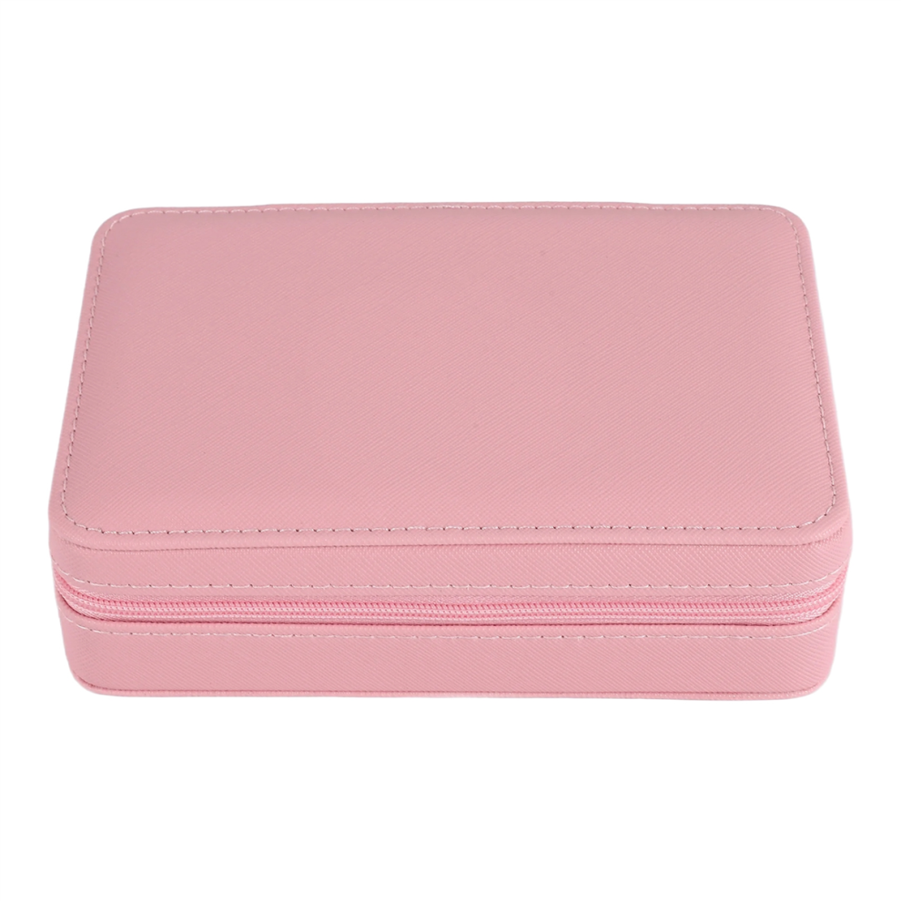 Boîte à bijoux de style coréen, présentoir pour bijoux, rose