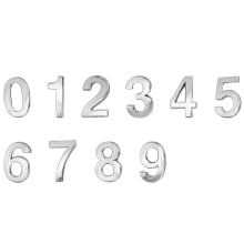 10 PCS Self-Adhesive Numbers for Residence and Mailbox Signs,0 to 9
