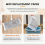 180PCS Disposable Sheets Floor Cleaning Wipe Mop Dust Paper 4