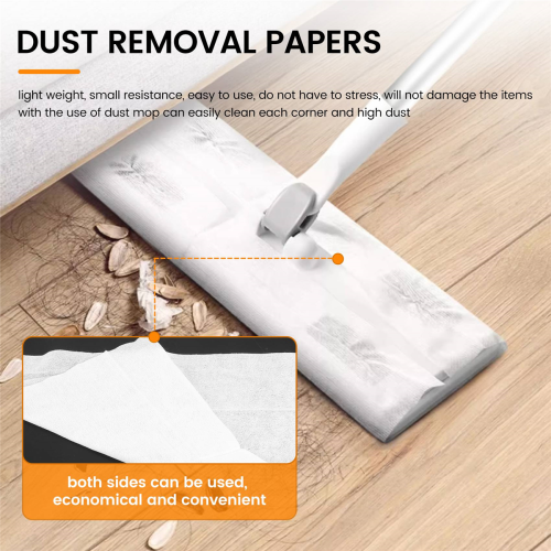 180PCS Disposable Sheets Floor Cleaning Wipe Mop Dust Paper 2
