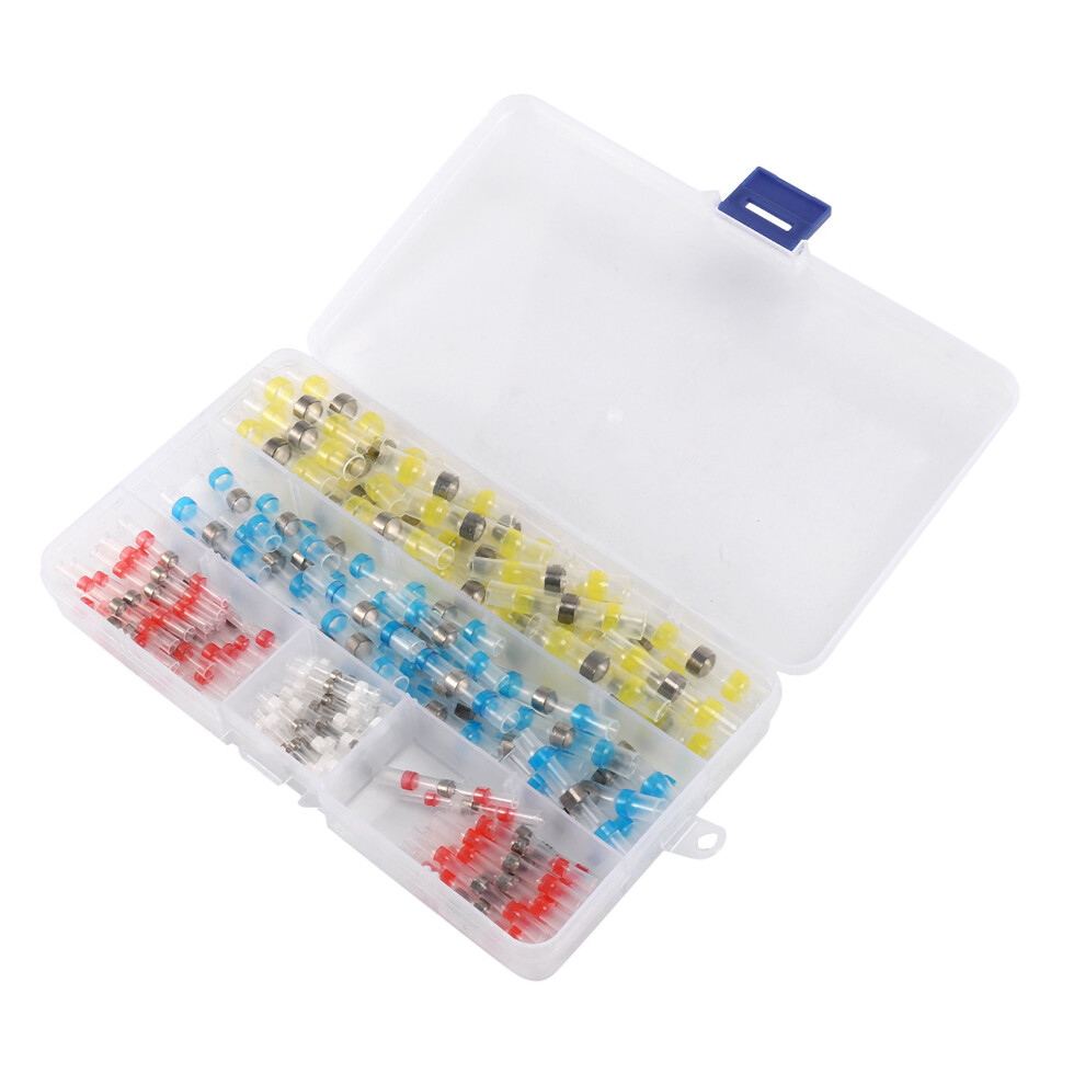 Self Solder Heat Shrink Butt Connectors With Solder,Sleeves(130Pcs) 4853476835821