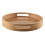 Round Serving Bamboo Wooden Tray Handle Storage Tray #1 6