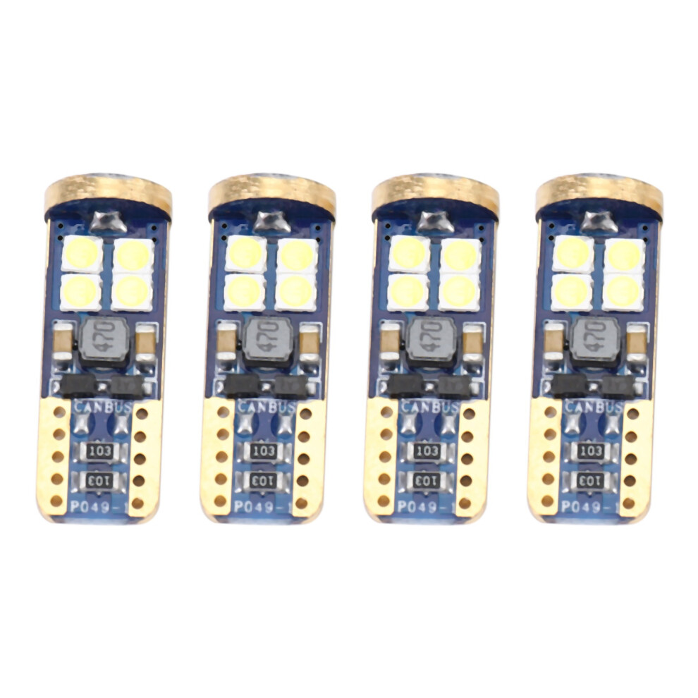 T10 168 Led Car Bulb 4Pcs 194 W5w 12-Smd 3030 Chipset Led Bulbs Light 4853476851173