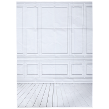 3x5ft Vinyl Photography backdrops White Brick Wall wood floor wedding