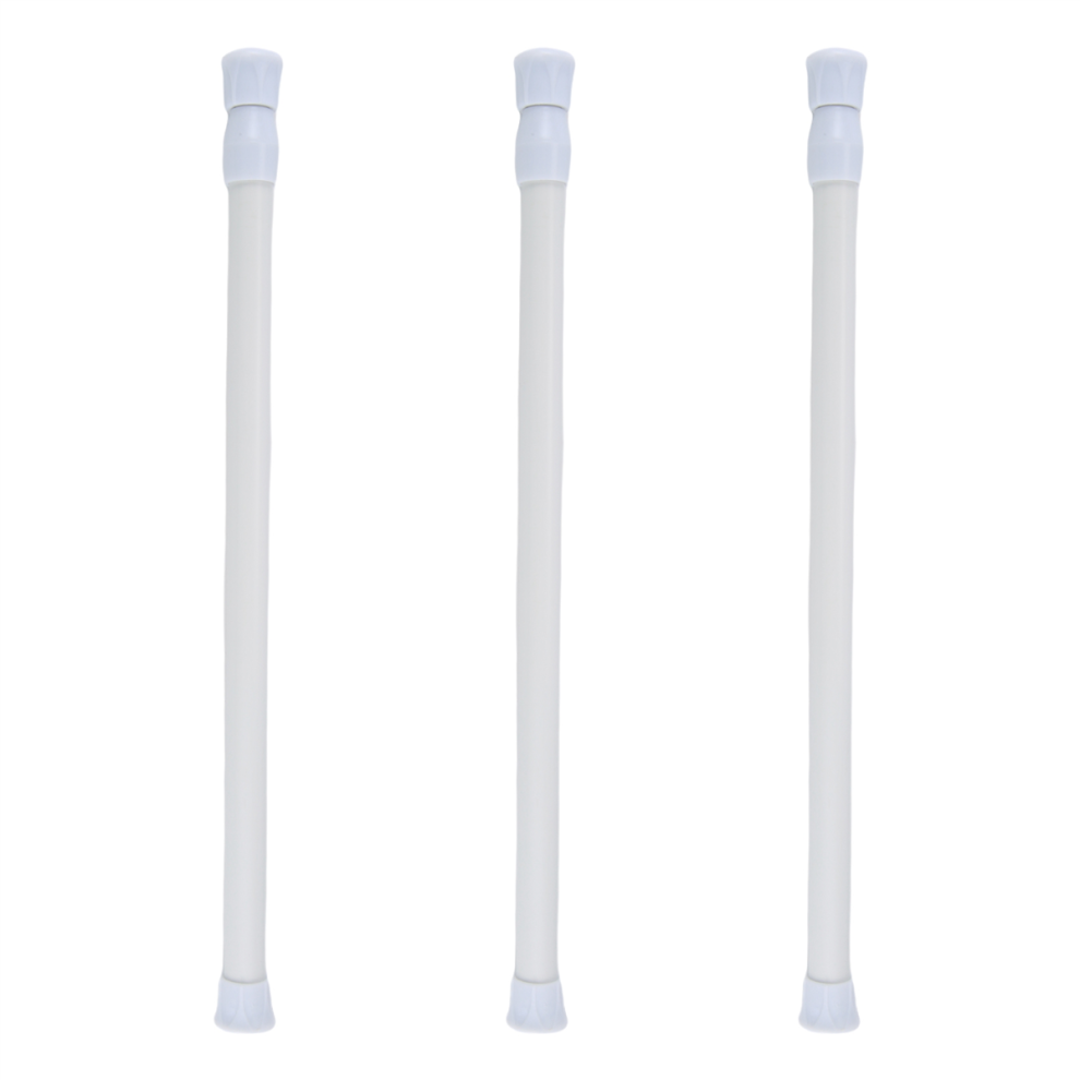 3 Pack Adjustable Small Tension Rod 11.8 inch to 19.7 inch, White-image-OPC-PHHHSKM-NEW