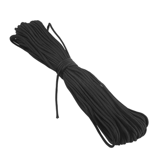 Σχοινί αλεξίπτωτου επιβίωσης Paracord 100 ft 550 - Μαύρο 1