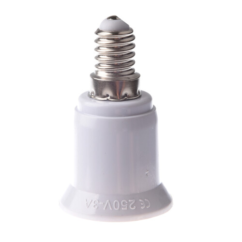 E14-E27 LED-lamp met schroeffittingadapterconverter
