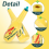 Flair Bartender Bartending Practice Bar Pub Pullo Viinicocktail-Siikari - Keltainen 5