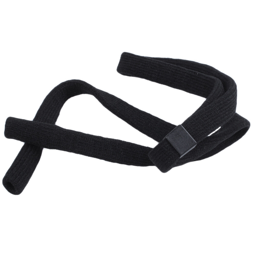 Black Sport Sunglass Neck Strap Eyeglass Cord Lanyard Holder