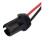 2 pieces T10 W5W 168 194 Car lamp bulb socket Socket for glass Socket parking light socket connector black 2