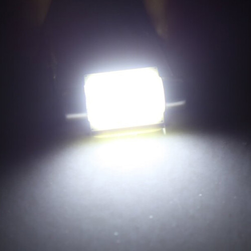 3W COB LED εσωτερικό φωτιστικό οροφής αυτοκινήτου λάμπα 36mm λευκό DC12V 2
