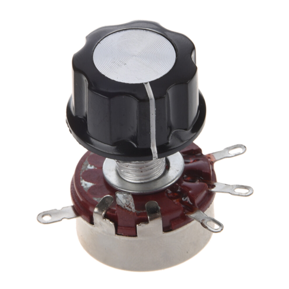 Replacement 6Mm Shaft Dia 470K Ohm 2W Pots Potentiometer W Knob 4853476869017