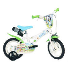 Dino Bluey 12in Kids Bike - White