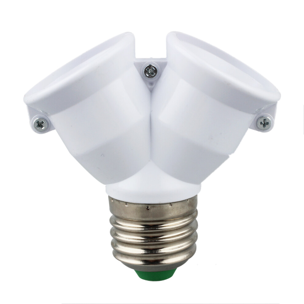 E27 To E27 Light Lamp Bulb Socket 2 Splitter Converter 4853476868508