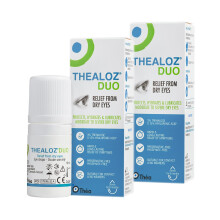 Thealoz Duo Eye Drops - Rapid & Long-Lasting Relief for Dry, Tired & Sore Eyes | Gentle, Preservative-Free Formula | Suitable for Contact Lens Wearer