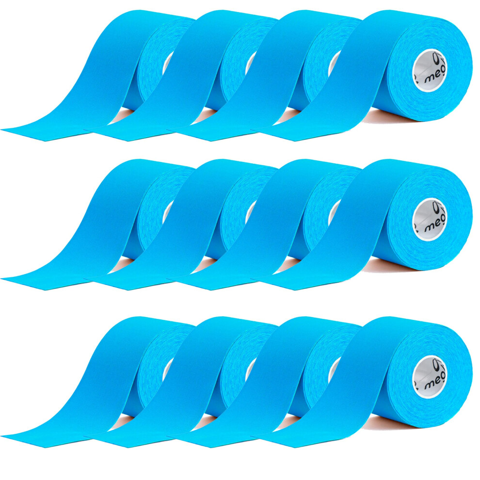 Meglio Kinesiology Tape - Uncut 5M Roll Sports Tape Strapping For Injuries, Support Muscle Tape, K Tape, Physio Tape, Trans Tape, Athletic Tape, Brea