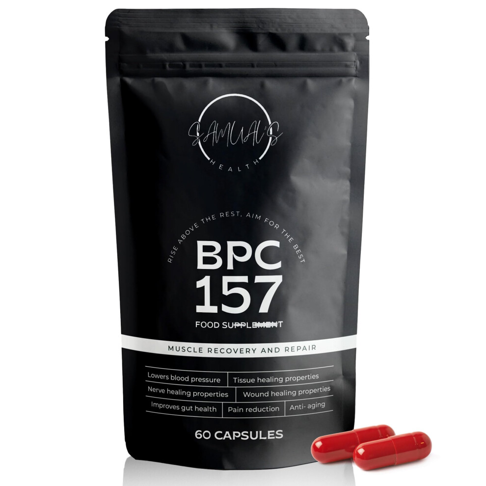 BPC 157 Peptide Capsules for Muscle Recovery, Repair & Growth | Real BPC 157  Powder Inside