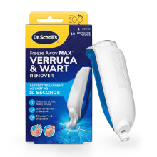 Dr. Scholl's Freeze Away Max Verruca and Wart Remover for Hands and Feet - As Fast As 10 Seconds to Treat Warts and Verrucas, Safe for Children Aged