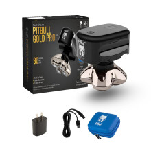 Skull Shaver Pitbull Gold PRO GX5 Men's Grooming Kit - Cordless, Rechargeable 4D Electric Razor for Head, Beard & Body - Wet/Dry Use, Travel-Friendly