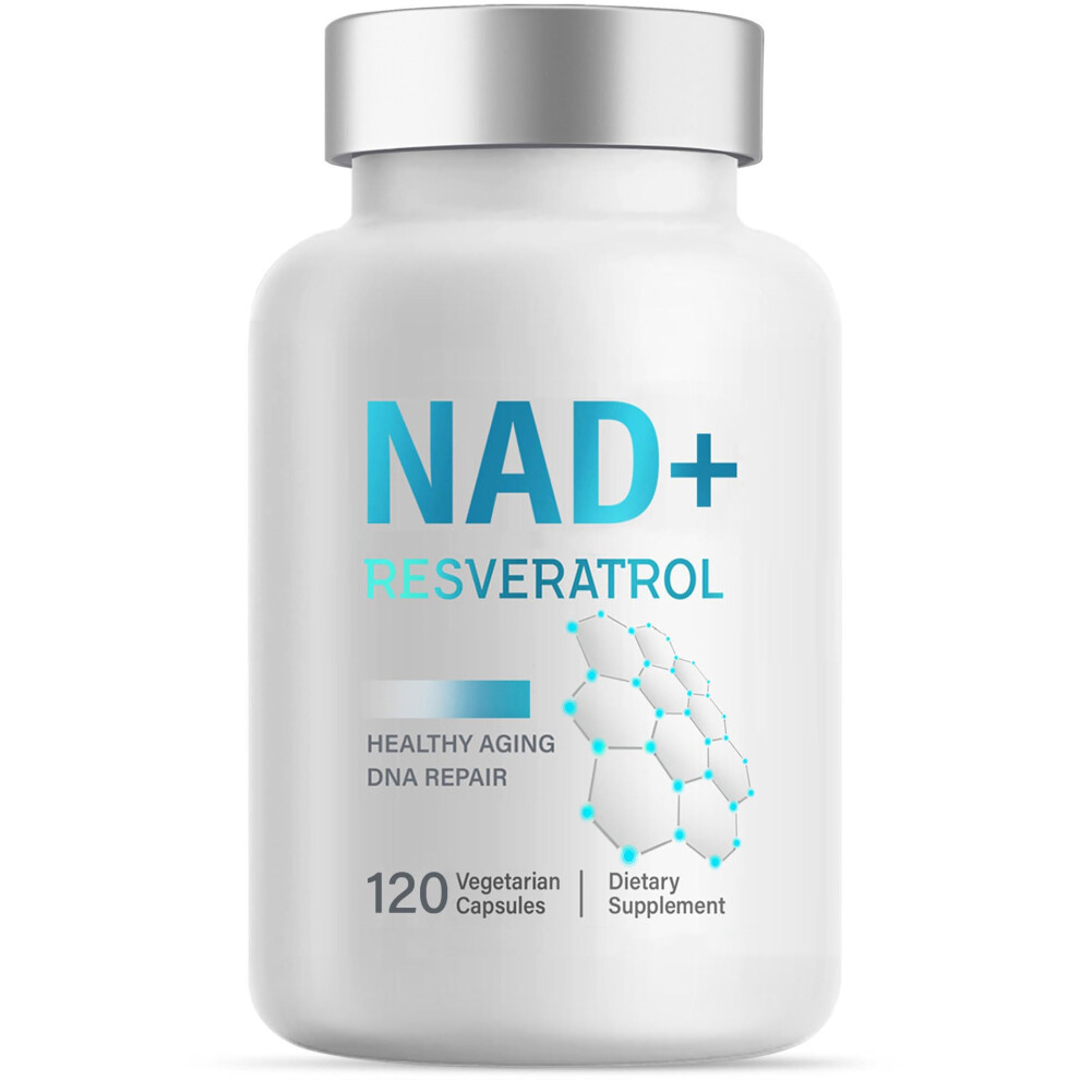 Plant Therapy Nad Supplement 1000Mg, Nad+ Resveratrol For Cellular Energy, Healthy Aging & Focus, 120 Capsules