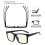 Eyekepper 5-pack Oversized Reading Glasses Blue Light Blocking Large Readers +1.0 5