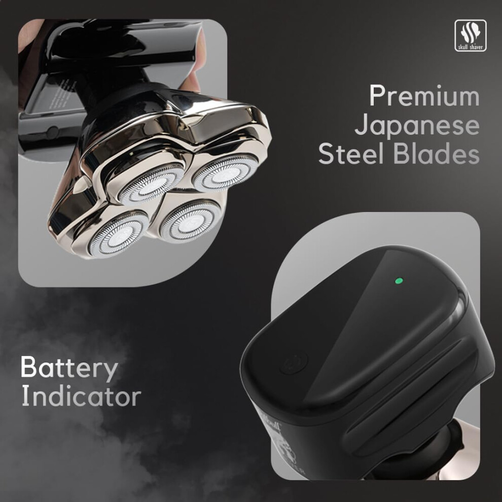 Skull Shaver Pitbull Silver PRO SX5 Head and Face Shaver - Men's