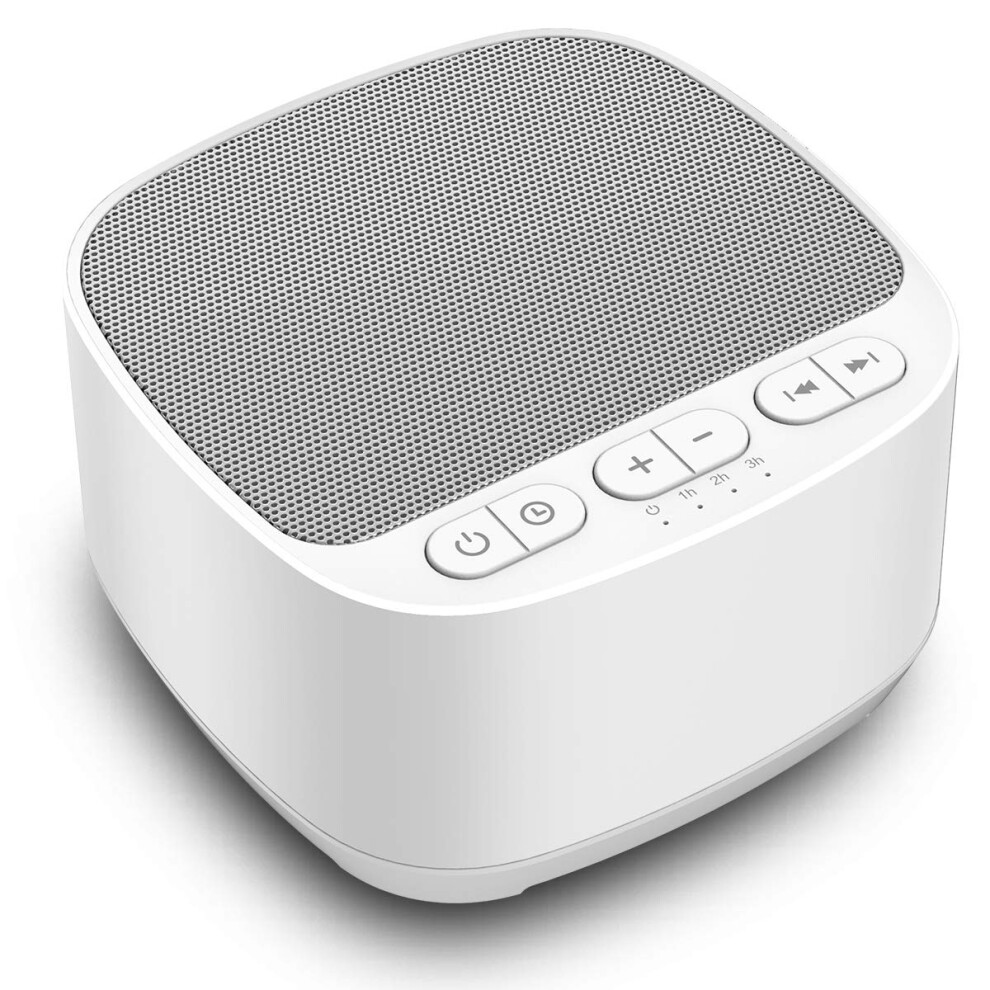 Sleep Sound Noise Machine With 40 Natural Soothing Sounds And Memory Function 32 Levels Of Volume Sleep Timer Sound Therapy For Baby White Magicteam