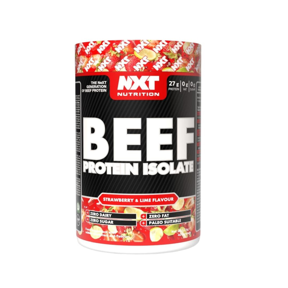 Nxt Nutrition Beef Protein Isolate Powder - Protein Powder High In Natural Amino Acids - Paleo, Keto Friendly - Dairy And Gluten Free - Muscle Recove
