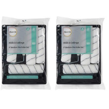 Harris 102012009 Seriously Good Walls & Ceilings Paint Roller Set 9in | Includes 1 x 9" Frame, 4 x 9" Medium Pile Roller Sleeves & Tray | 9" (Pack of