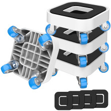 NIUXX Furniture Mover Slider with 360 Rotating Wheels (Pry Bar Not Included), Heavy Duty Appliance Dolly Roller for Sofa, Bed, Cabinet, Easy Glide f