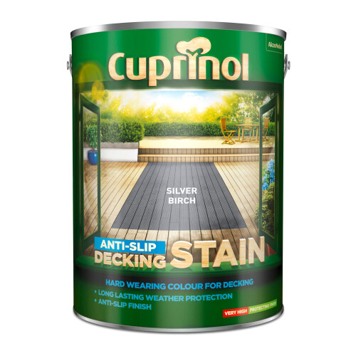 Dulux Dulux Cuprinol Anti-Slip Decking Stain - Silver Birch - 5L 1