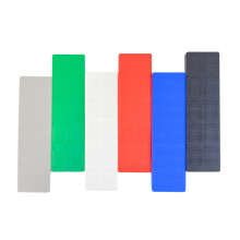 Evoges 28mm x 100mm Flat Plastic Glazing Packers (1-6mm) Durable Shim Spacers for DIY, Home Improvement, Window, and Door Frame Installations (Mixed
