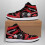 (11) akatsuki orochimaru naruto anime sneakers red 1